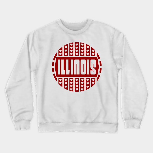 Illinois Crewneck Sweatshirt by colorsplash